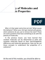 Activity 1: Polarity Experiment Materials:: Perfomance Task .